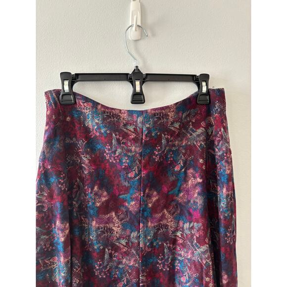 Christopher & Banks Womens Fairy Grunge Midi Skirt 8 Petite Purple Whimsigoth - Picture 4 of 7